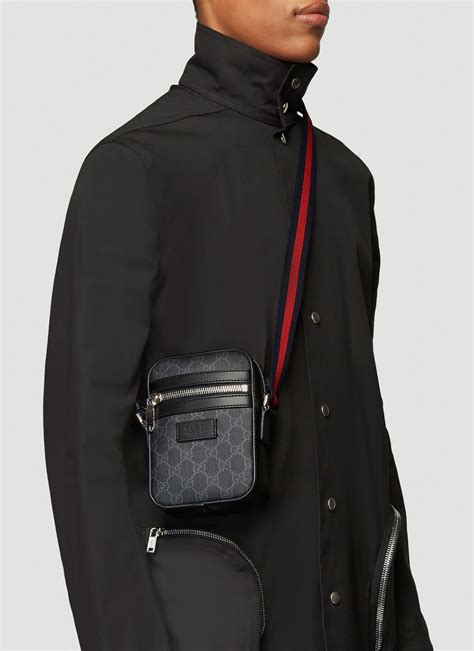 gucci satchel mens|gucci shoulder bag men's black.